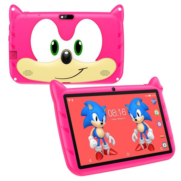 7-inch Kids Tablet with Android Learning and Entertainment 2GB 32GB for Young Explorers Perfect Educational Gift (Pink)