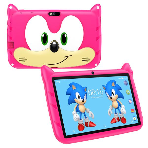 7-inch Kids Tablet with Android Learning and Entertainment 2GB 32GB for Young Explorers Perfect Educational Gift (Pink)