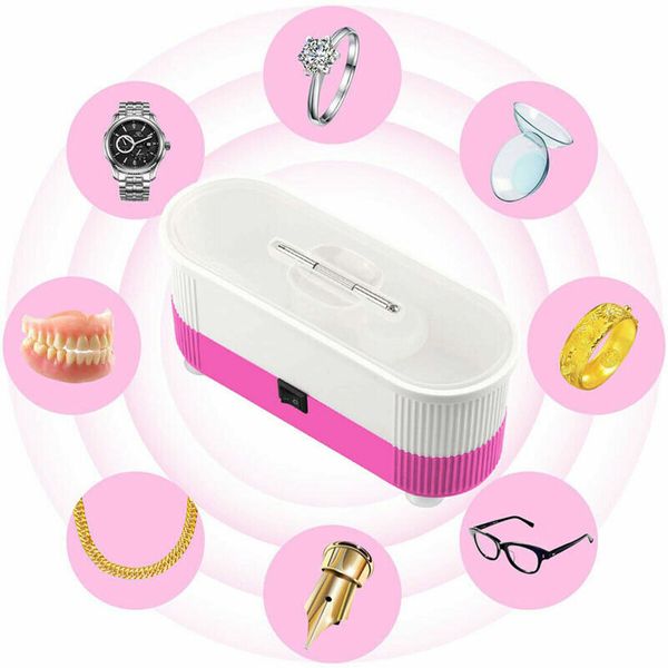 Multipurpose Ultrasonic Cleaner - Deep Clean Jewelry, Dentures, Eyeglasses, Coins, and Silver