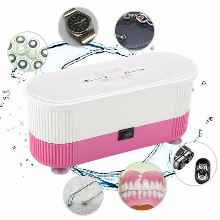 Multipurpose Ultrasonic Cleaner - Deep Clean Jewelry, Dentures, Eyeglasses, Coins, and Silver