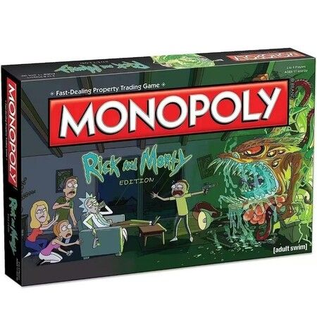 Monopoly: Rick and Morty Board Game - Officially Licensed Merchandise