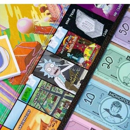 Monopoly: Rick and Morty Board Game - Officially Licensed Merchandise