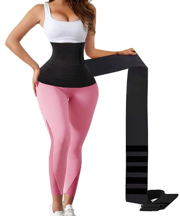 Women's Waist Belly Trainer Wrap (4M) for Stomach Control and Body Shaping