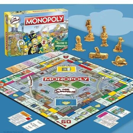 Monopoly: The Simpsons Edition - The Classic Board Game Gets a Hilarious Simpsons Twist