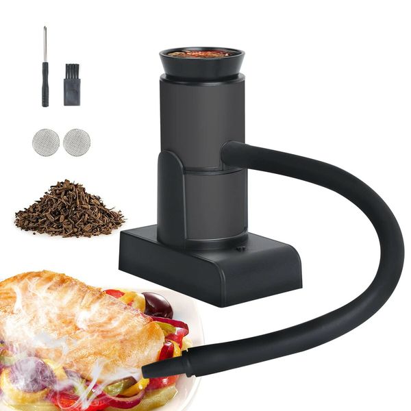 Portable Smoking Gun with Wood Chips for Flavorful Infusions wide suitability including sous vide,grilling,BBQ