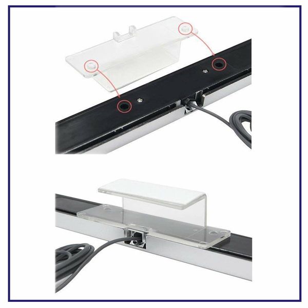 Replacement Wired Infrared Ray Sensor Bar for Wii and Wii U Console- Accurate Motion Tracking