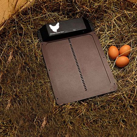 Light Sensor Automatic Chicken Coop Door Opener with Timer - Evening and Morning Delayed Opening