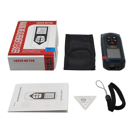 Digital Laser Distance Meter,Laser Rangefinder 50M with Infrared Measurement, Tape Tool for Measuring Distances Accurately