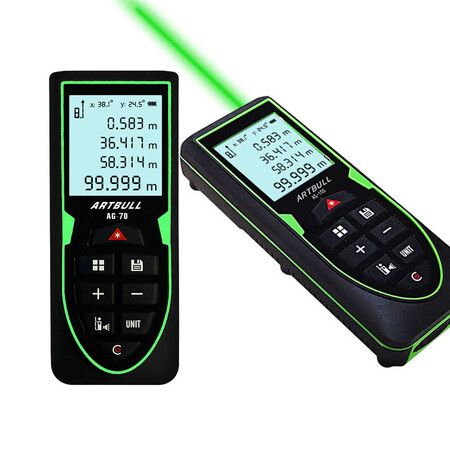 Digital Laser Distance Meter,Laser Rangefinder 50M with Infrared Measurement, Tape Tool for Measuring Distances Accurately