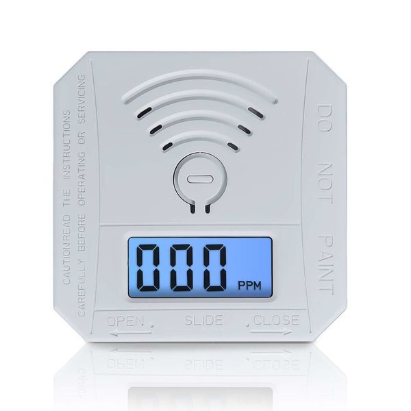 Battery Powered Carbon Monoxide Detector,CO as Monitor Sensor, with LED Digital Display