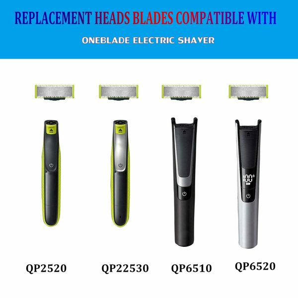 Replacement Heads for Philips Norelco One 1 Blade: 3-Count Pack