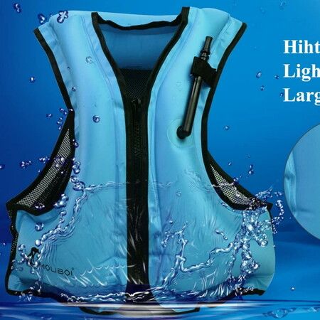 Inflatable Float Vest for Kayaking and Canoeing - Buoyancy Aid, Size 4-22 (40-100kg)