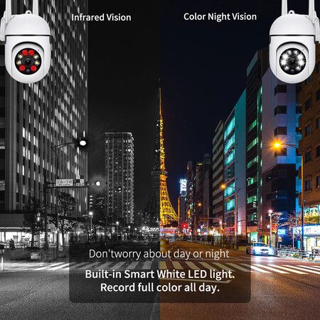 5G WiFi Surveillance Camera with IR Night Vision and Motion Detection-Stay Connected and Secure