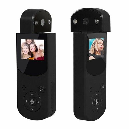 360-Degree Handheld 1080P Action Camera: Capture Stunning Videos and Photos of Your Adventures (Black)