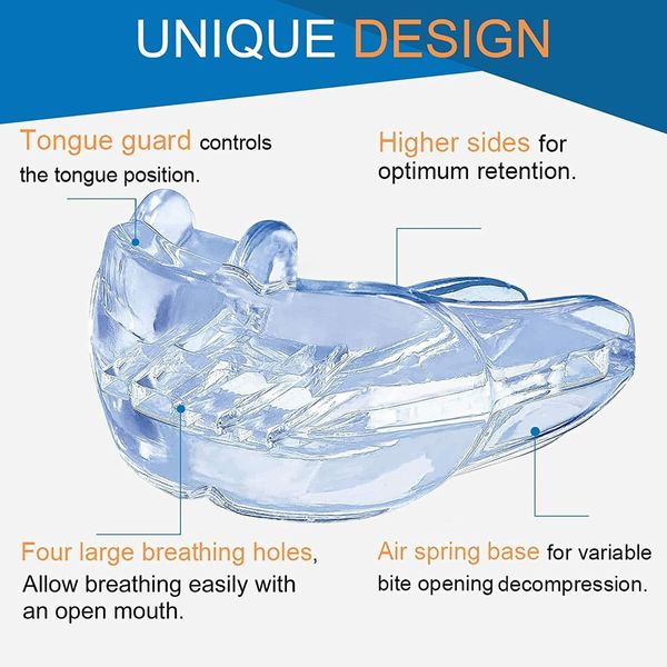 Anti-Snoring Mouthpiece for a Better Night's Sleep for Men/Women (Comfortable and Effective)