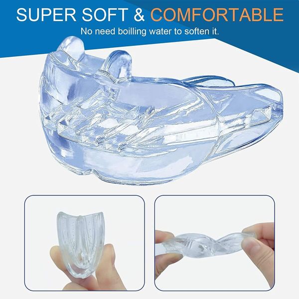 Anti-Snoring Mouthpiece for a Better Night's Sleep for Men/Women (Comfortable and Effective)