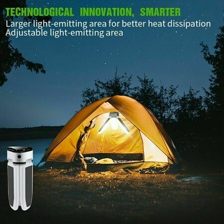 Solar-Powered Camp Light Bulb: Foldable, Rechargeable, and Perfect for Emergencies