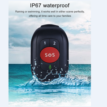 Waterproof GPS Tracking Smartwatch for Seniors: 4G LTE, SOS Button, Various Monitoring, and Emergency Alerts