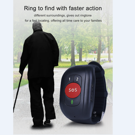 Waterproof GPS Tracking Smartwatch for Seniors: 4G LTE, SOS Button, Various Monitoring, and Emergency Alerts