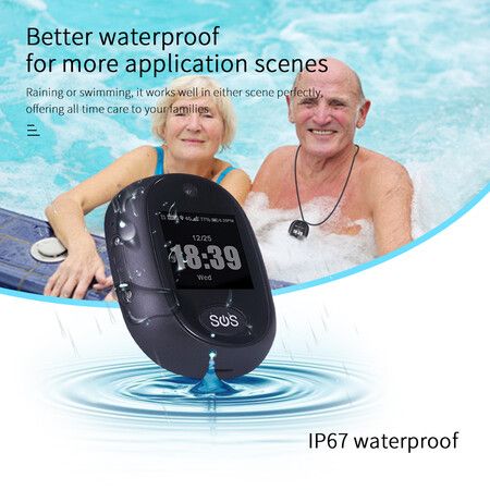 4G GPS Tracker for Seniors and Kids: Waterproof with Audio Call, SOS Help, and Long Battery Life, for Peace of Mind and Safety