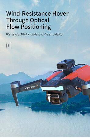 50X Zoom 4K HD GPS Drone with Obstacle Avoidance - Dual Cameras, Auto Return, and Foldable Design