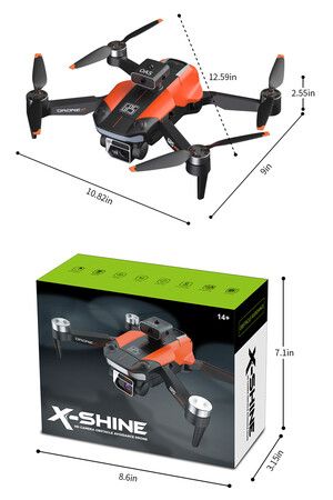 50X Zoom 4K HD GPS Drone with Obstacle Avoidance - Dual Cameras, Auto Return, and Foldable Design