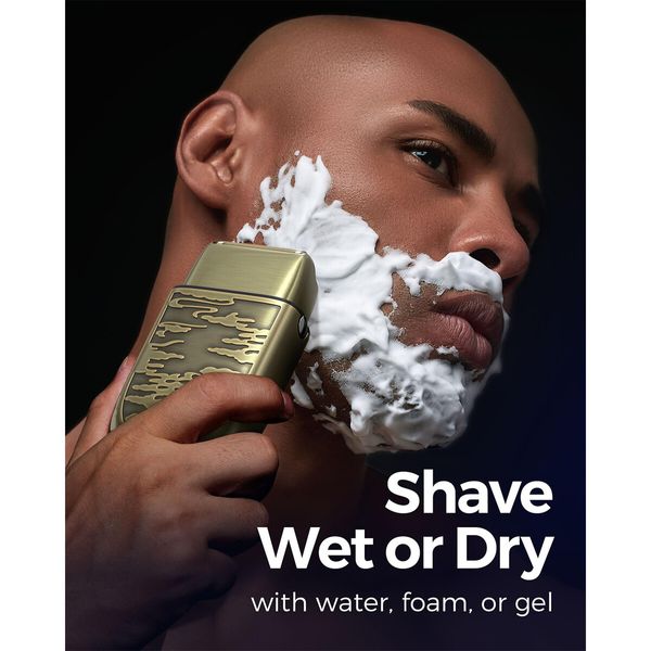 Waterproof Electric Shaver for Men: IPX6 Wet/Dry Head Shaver with Extra Blade for Bald and Close Shaving (Perfect Gift)