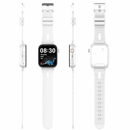 4G Smart Watch with SOS Call Vedio Call, GPS Recorder, Alarm Flashlight, Music Player for Boys and Girls,Great Gift Idea (White)