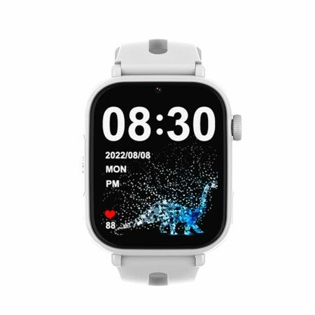 4G Smart Watch with SOS Call Vedio Call, GPS Recorder, Alarm Flashlight, Music Player for Boys and Girls,Great Gift Idea (White)