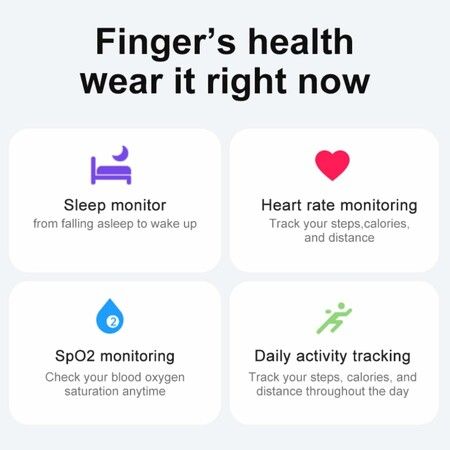 Smart Fitness Ring with Multi-Modes, Pedometer, Sleep Monitor, and Waterproof Bluetooth Connectivity (Gold-US 8#)