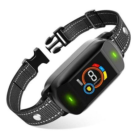 Rechargeable Dog Bark Collar with Adjustable 5 Sensitivity and 4 Beep Training Modes(Vibration/Harmless/Shock) for All Dogs