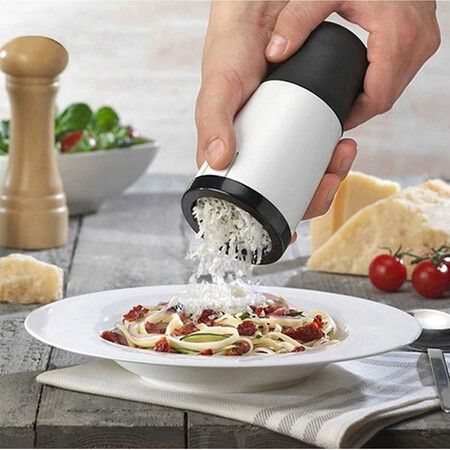 Manual Stainless Steel Cheese Cutter Grater Grinder Shredder for Effortless Cheese Prep