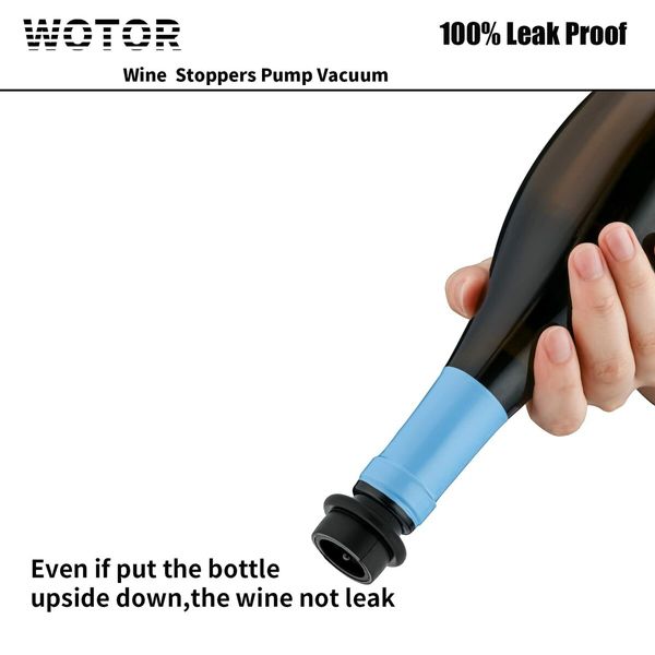 Wine Preserver Saver Pump and Vacuum Stoppers Keep Your Bottles Fresh for Longer, Perfect for Wine Enthusiasts(Wine Pump + 4 stoppers)