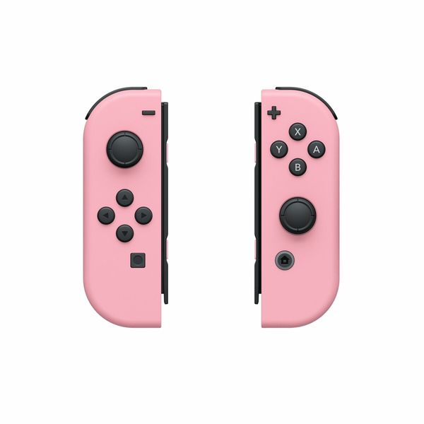 Replacement Controller for Switch: Wake-up/Screenshot Function, Compatible with Switch/Lite/OLED (Pink)