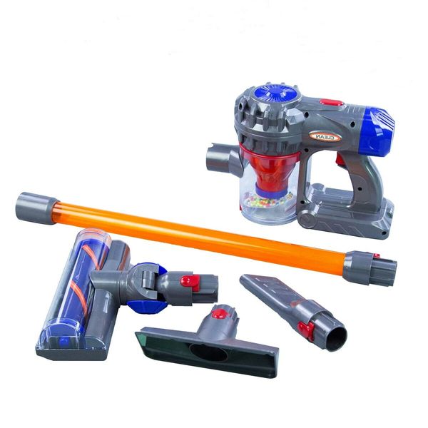 3-in-1 Toy Real Work Cordless Vacuum Cleaner Set Let Kids Clean Up and Have Fun