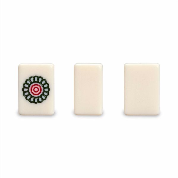 Portable Travel Mini Mahjong Set: Traditional Chinese Game with 146 Acrylic Tiles for Family and Leisure Time