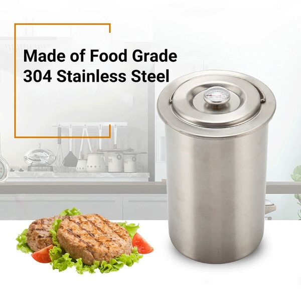 Stainless Steel Ham Meat Press Maker/Sandwich Meat Boiler Pot Pan: Make Homemade Deli Meat in Your Kitchen