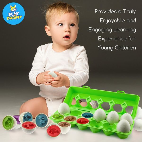 Easter Gift Matching Eggs for Early STEM Education and Fine Motor Skills