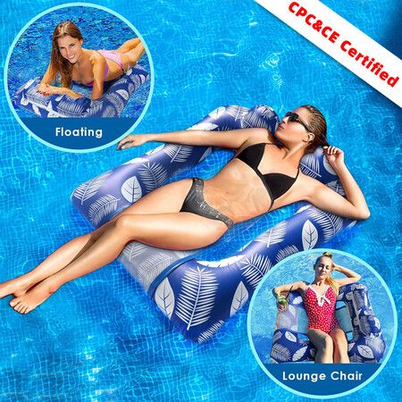 Float in Comfort: Inflatable Pool Chair for to Relax and Lounge