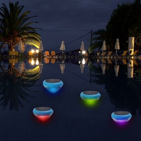 Outdoor Submersible Waterproof LED Lights Create a Mesmerizing Ambiance with Colorful Changing Effects