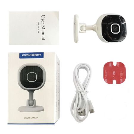 1080p Clear View Mini Smart WiFi Camera with Remote Wireless Monitoring for Security and Surveillance