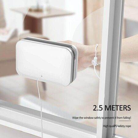 Household Magnetic Glass Wiper and Brush - Efficient Window Cleaning Tool for Sparkling Results