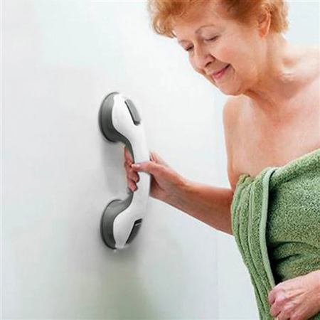 2pcs Ultra Grip Grab Bars with Dual Locking Suction Cups for the Elderly Ideal use in showers bathtubs toilets