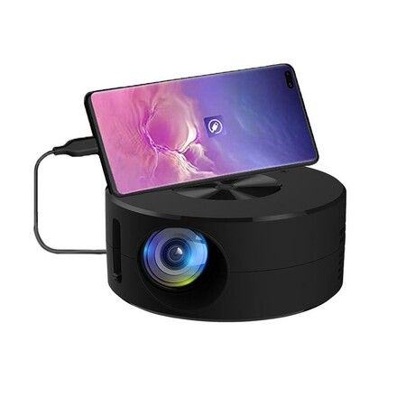 Pocket-Sized Cinema Mini Portable Projector Connects to mobile phone for Big-Screen High-definition display