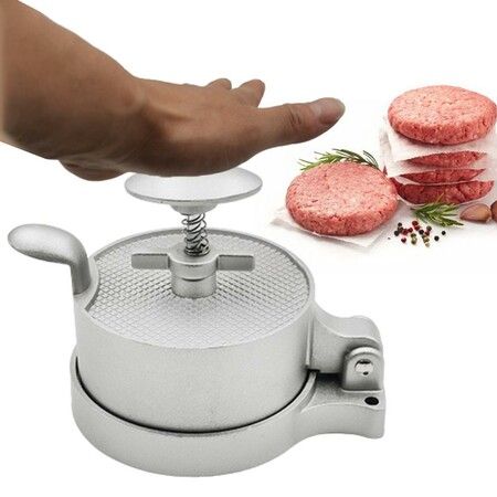 Adjustable Hamburger Patty Maker for Perfectly Shaped, Non-Stick Patties at Home and in Restaurants