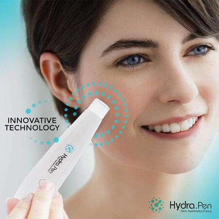 Automatic Microneedling Pen with Serum HydraPen and 10 Cartridges for Home