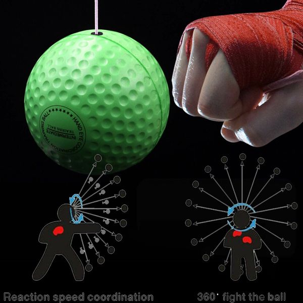 React Reflex Boxing Ball Bundle for Enhanced Training: Improve Hand-Eye Coordination, Punching Speed, and Fight Reaction