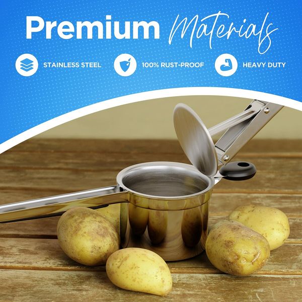 Heavy-Duty Potato Ricer: Effortlessly Create Perfect Mashed Potatoes