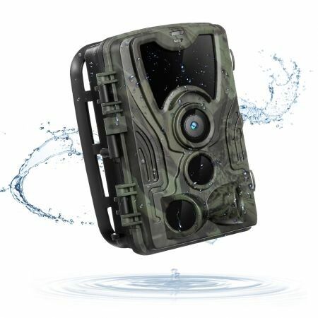 Outlife HC-801A Wildlife Trail Camera - 16MP 1080P with IP65 Night Vision and 0.3s Trigger