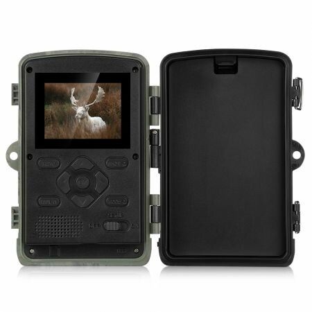 Outlife HC-801A Wildlife Trail Camera - 16MP 1080P with IP65 Night Vision and 0.3s Trigger